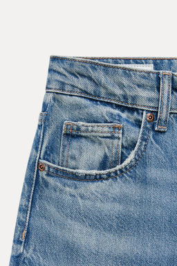 TRF WIDE-LEG MID-RISE FULL LENGTH JEANS - Zara фото 11