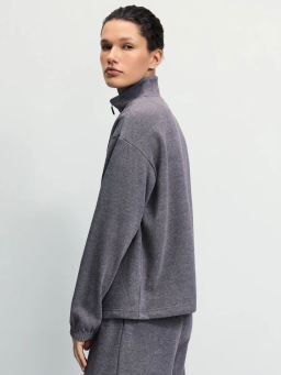 Толстовка на молнии оверсайз / Zarina