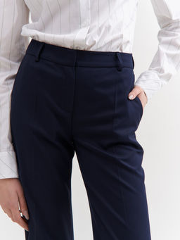 Синие базовые брюки