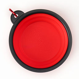 Цена за 2 шт. Миска силиконовая, складная, 350 мл, 13 см, красная - Пижон фото 7