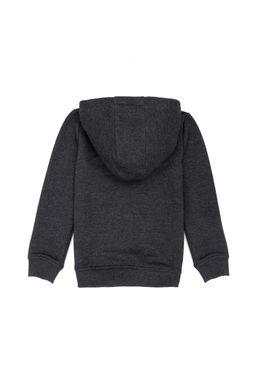 _ocuk Siyah Basic Kap__onlu Sweatshirt