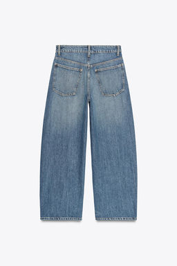 TRF BAGGY BALLOON MID-WAIST JEANS - Zara фото 7