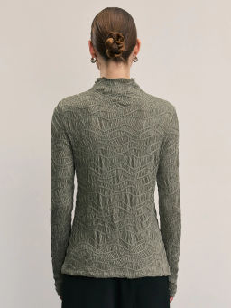 Лонгслив с абстрактным рисунком / Zarina фото 5