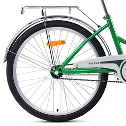 Велосипед 24" Rocket City Fold 24, цвет зеленый, размер 16"