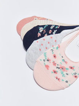 Desenli Kad?n Babet ?orap 5li