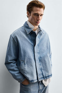 WASHED DENIM JACKET - Zara фото 5