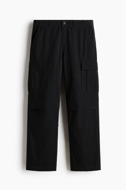 Pantal?n cargo de algod?n Relaxed Fit