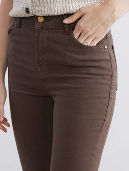 Crop Flare Kad?n Jean Pantolon