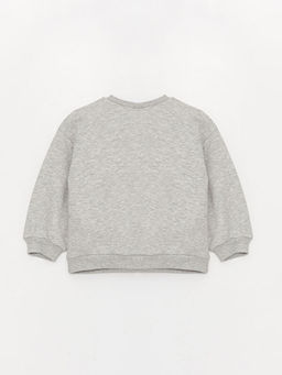Bisiklet Yaka Minnie Mouse Bask?l? K?z Bebek Sweatshirt ve Tayt 2li - Waikiki фото 3