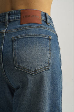 Джинсы BAGGY с потертостями Blue