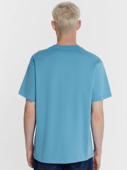 Футболка мужская синяя с печатью лазурный берег +печать 111742 - Mark formelle фото 3