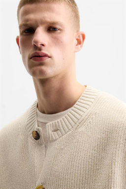 TEXTURED KNIT WAISTCOAT - Zara фото 6