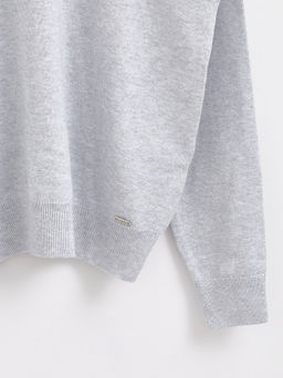 CONTE Джемпер из пряжи с хлопком и модалом LDK 141 light gray - Conte elegant фото 3
