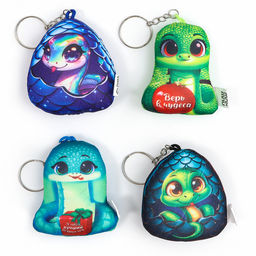 Цена за 8 шт. Брелок в шоубоксе Змея, МИКС - Milo toys фото 2