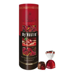 150 г Вишня в ликере / I love U / шоколад конфеты вес 150 г*5 шт (Династия)