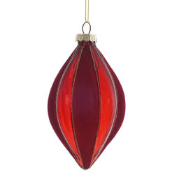Украшение новогоднее "Капля", L7 W7 H13 см, 2в.