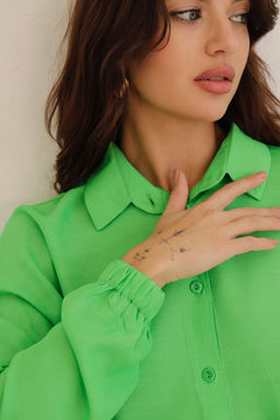 Рубашка базовая летучая мышь со спущенной линией плеча - Martichelli фото 8