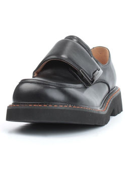 03-DYX02-2 BLACK Полуботинки женские (натуральная кожа)