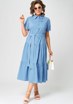 Платье EVA GRANT 7168С голубой