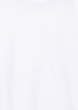 Muhur Logo Nak?sl? Beyaz Erkek Tisort - Mavi фото 3