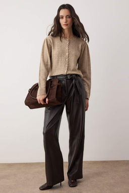 Vizon Yumusak Dokulu Ajurlu Triko H?rka TWOAW26HI00034