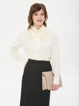 Блузка с бантом - Priz фото 2