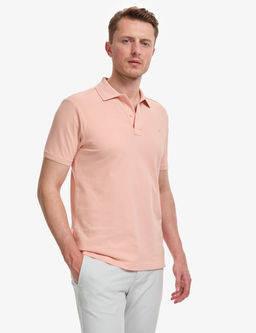 Somon Slim Fit %100 Pamuk D__meli Polo Yaka Basic Ti__rt