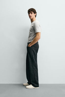 CAMISETA SLIM FIT B?SICA / Gris perla - Zara фото 4