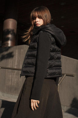 NEOPRENE-EFFECT PADDED JACKET - Zara фото 11