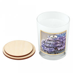 Свеча Кэди д7,5см, h9см, ароматизированная, парафин, в стекле, время горения 36 часов, Bouquet of Flowers (Россия)