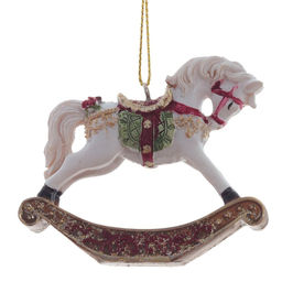Украшение новогоднее Лошадка-качалка, L7,5 W2 H6,5 см - Remeco фото 3
