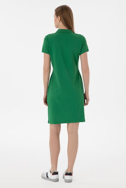 Kad_n Ye_il Polo Yaka Mini Boy _rme Elbise - U.s. polo assn фото 4