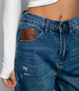 Джинсы #КТ8661 (1), синий