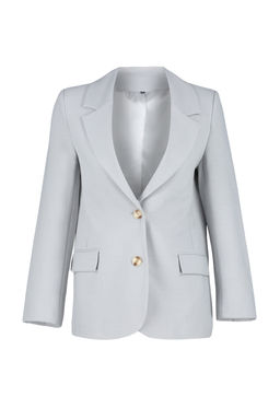 Limited Edition Gri Regular Astarl? Dokuma Blazer Ceket TWOAW23BC00132
