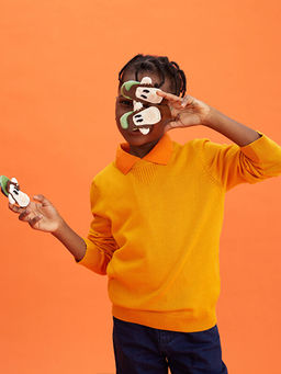 Bisiklet Yaka Basic Uzun Kollu Erkek ?ocuk Triko Kazak - Waikiki фото 2