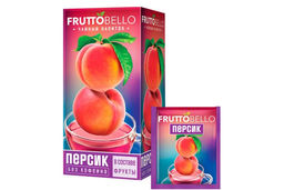 Fruttobello, чайный напиток Персик, 25 пакетиков, 37,5 г