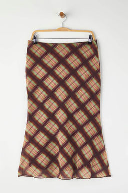 Teen Haki Cicek Bask?l? Bodycon Tul Esnek Orme Etek TWOAW26ET00036 - Trendyolmilla фото 17