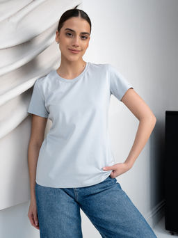 Футболка женская Grande, цв. Серый - светлый