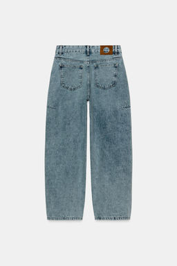 JEANS ZW COLLECTION ANKLE BALLOON TIRO MEDIO / Azul claro - Zara фото 8