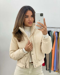 Бомбер Адэлайн (бежевый) - Nadi bordo фото 6