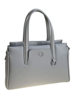 Женская сумка из искусственной кожи, цвет серо-белый