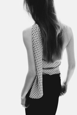 Top con cuello fular - H&m фото 3