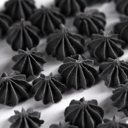 Безе сахарные чёрные KONFINETTA для декора капкейков, торта, куличей и напитков, 30 г.  фото 3