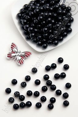 Бусинки пластиковые 10 мм*500 гр (SF-2509) черный №32