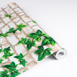 Пленка самоклеящаяся TAKE IT EASY «Кирпич с вьюнком», рулон, 0.45×10 м