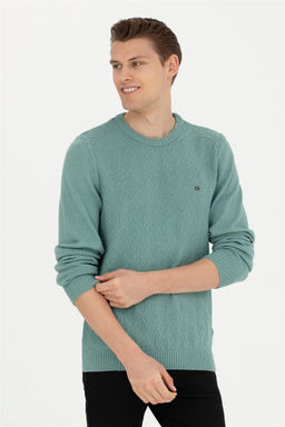 Мужской мятный свитер - U.s. polo assn фото 3