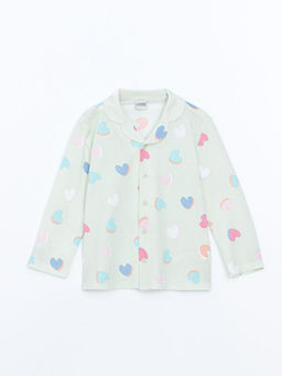 G?mlek Yaka K?z ?ocuk Pijama Tak?m?