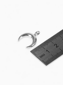 Подвеска Луна, 1.2?1.3 см, d (внутренний)=2 мм, цвет серебро