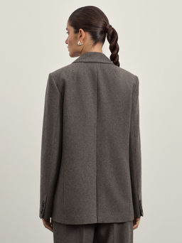 Жакет двубортный с добавлением шерсти / Zarina  фото 5