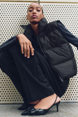 WATER-REPELLENT WINDPROOF PUFFER GILET